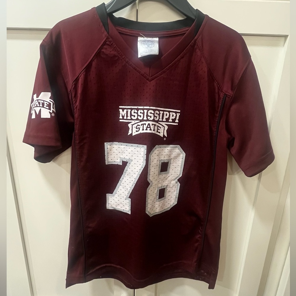 Rivalry Threads Mississippi State Kids Burgundy Jersey